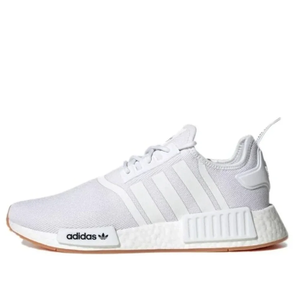 Kids Sz 5.5 - adidas NMD_R1 J Primeblue White Running Shoes Sneakers H02334 NEW